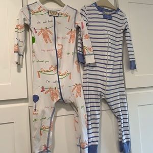 The Beaufort Bonnet Company night night lion & stripe 2T EUC